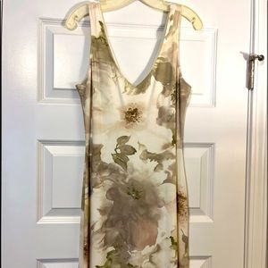 White House NWT long garden party floral dress